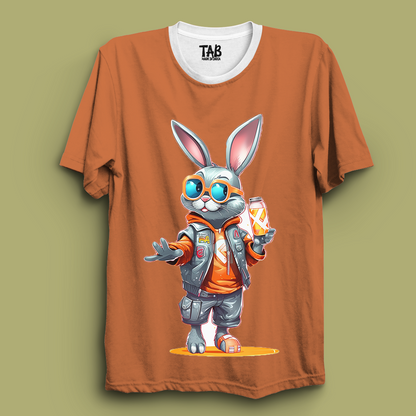 Rabbit Printed Tee#184